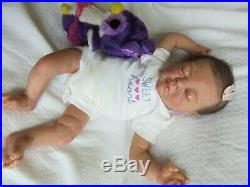 SLEEPING Reborn Doll TEAGAN by DENISE PRATT PREEMIE Baby GIRL