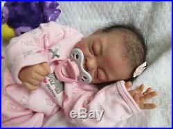 SLEEPING Reborn Doll TEAGAN by DENISE PRATT PREEMIE Baby GIRL