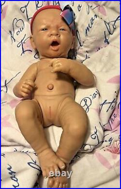 SNUGGLY BABY GIRL! Berenguer Life Like Reborn Preemie Pacifier Doll +Extras