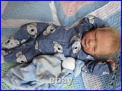 SOLD OUT Reborn Baby BOY Doll LIAM by JOANNA KAZMIERCZAK