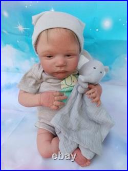 SOLE Alessandro Awake by Cassie Ann Love Reborn Baby Doll