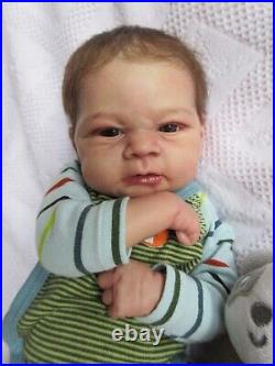 STUNNING Reborn Baby Doll ELIJAH by JOANNA KAZMIERCZAK