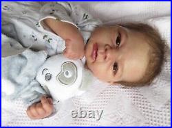 STUNNING Reborn Baby Doll ELIJAH by JOANNA KAZMIERCZAK