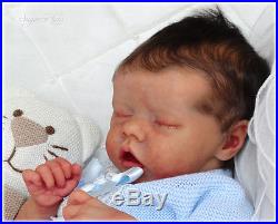 SUGAR PLUM NURSERY Reborn baby boy doll'TWIN A' by BONNIE BROWN