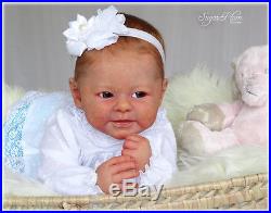 SUGAR PLUM NURSERY Reborn baby girl doll GRETA by ANDREA ARCELLO