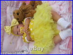 SUNBEAMBABIES REBORN FAKE BABY GIRL CHILD FRIENDLY REALISTIC DOLL FAST DELIVERY