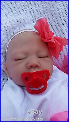 Sunbeambabies Sale Bald Childs Reborn Baby Girl, Newborn Doll, Free Baby Bottle