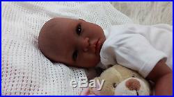 SUNBEAMBABIES SALE NEW ETHNIC SHYANN AA REBORN DOLL REALISTIC BABY PAINTED HAIR