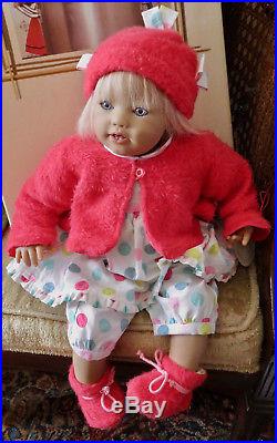 SUNNY Girl Annette Himstedt Himie Baby DOLL 2001 21 Vinyl+Cloth Doll withBox/Tag