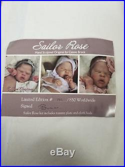 Sailor Rose Reborn Vinyl Doll Kit by Cassie Brace 0218-035 F58