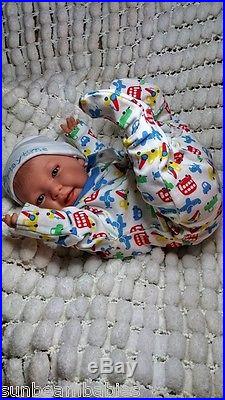Sale! Sunbeambabies Lifelike Happy Baby Boy Doll Reborn, Great First Newborn