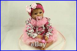 SanyDoll Reborn Baby Doll Soft Silicone 22inch 55cm Magnetic Lovely Lif