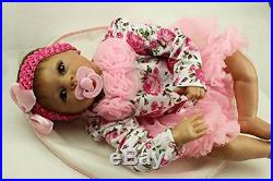 SanyDoll Reborn Baby Doll Soft Silicone 22inch 55cm Magnetic Lovely Lif