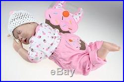 SanyDoll Reborn Baby Doll Soft Silicone 22inch 55cm Magnetic Lovely Lifelike