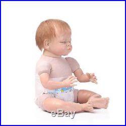 SanyDoll Reborn Baby Doll Soft Silicone 22inch 55cm Magnetic Lovely Lifelike Cut