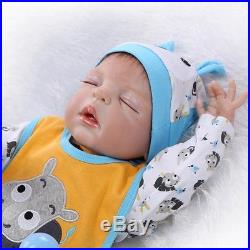 SanyDoll Reborn Baby Doll Soft Silicone vinyl 22 inch 55 cm Lovely Lifelike Cute
