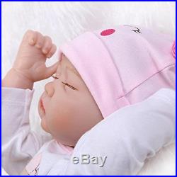 SanyDoll Reborn Baby Doll Soft Silicone vinyl 22inch 55cm Lovely Lifelike Cute