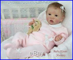 Saskia by Bonnie Brown Reborn Fully Weighted Magnetic REALISTIC BABY DOLL