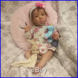 Saskia reborn baby doll by Bonnie Bown