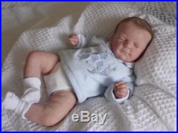 Seventh Heaven Reborn Baby Boy Doll Ellis By Olga Auer Limited Edition