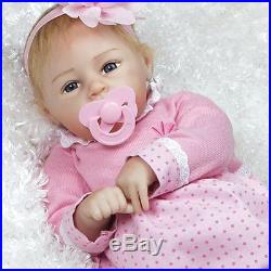 Silicone Realistic Newborn Baby Doll 20 inch Real Baby Handmade Dolls Full Body
