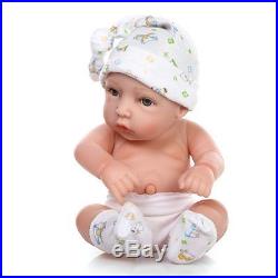 Silicone Reborn Real Baby Doll Boy Soft vinyl Newborn Lifelike Handmade 11'