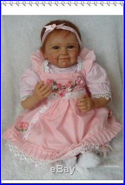 Silicone Viniy Real Reborn Baby Dolls 22 Inch Pacifier Lifelike Kids Newborn