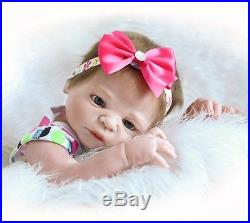 Silicone realistic Reborn baby dolls Vinyl Baby Doll Full Body Handmade Doll