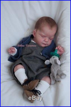 Silvia's Creations Reborn Ellis Prototype by Sold Out Olga Auer Baby Boy Doll