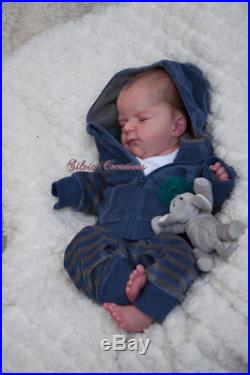 Silvia's Creations Reborn Ellis Prototype by Sold Out Olga Auer Baby Boy Doll