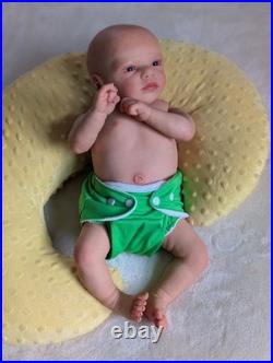 Skye w Belly Plate 18 Inch Artist Handpainted Painted Reborn Doll Weighted COA Skye w Belly Plate 18 Inch Artist Handpainted Painted Reborn Doll Weighted COA