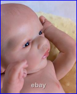 Skye w Belly Plate 18 Inch Artist Handpainted Painted Reborn Doll Weighted COA