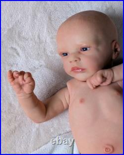 Skye w Belly Plate 18 Inch Artist Handpainted Painted Reborn Doll Weighted COA