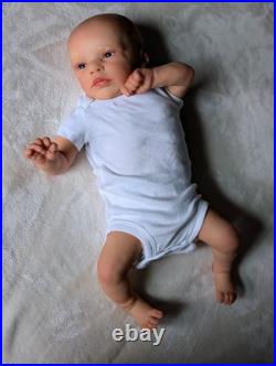 Skye w Belly Plate 18 Inch Artist Handpainted Painted Reborn Doll Weighted COA