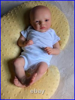 Skye w Belly Plate 18 Inch Artist Handpainted Painted Reborn Doll Weighted COA