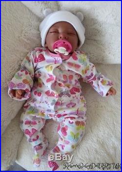Sleeping ETHNIC Reborn Baby GIRL dolls #RebornBabyDollART UK