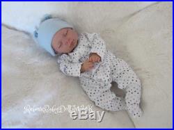 Sleeping Reborn Baby BOY Doll. #RebornBabyDollArtUK