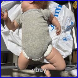 Sleeping Reborn Baby Dolls 18in Full Vinyl Body Boy Waterproof Realistic Newborn