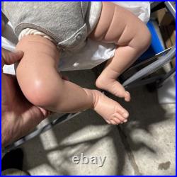 Sleeping Reborn Baby Dolls 18in Full Vinyl Body Boy Waterproof Realistic Newborn