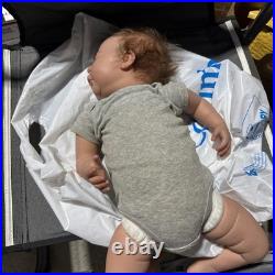 Sleeping Reborn Baby Dolls 18in Full Vinyl Body Boy Waterproof Realistic Newborn