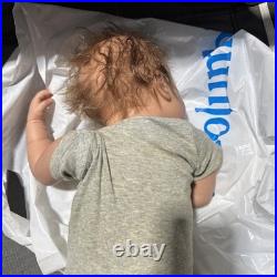 Sleeping Reborn Baby Dolls 18in Full Vinyl Body Boy Waterproof Realistic Newborn