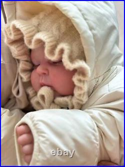 Soft Reborn Baby Doll Newborn Artist Realistic Weighted Limbs Visible Veins Gift