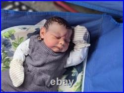 Sole Reborn Baby Kori Artist Collector Doll With Vintage Outfit