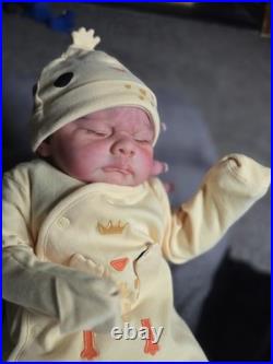 Sole Reborn Baby Kori Artist Collector Doll With Vintage Outfit