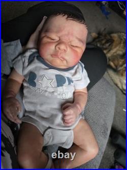Sole Reborn Baby Kori Artist Collector Doll With Vintage Outfit