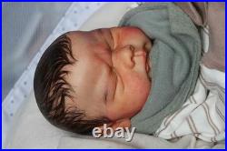 Sole Reborn Baby Kori Artist Collector Doll With Vintage Outfit
