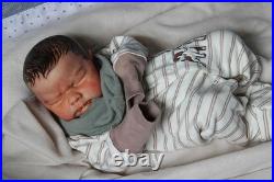 Sole Reborn Baby Kori Artist Collector Doll With Vintage Outfit