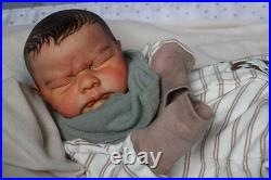 Sole Reborn Baby Kori Artist Collector Doll With Vintage Outfit