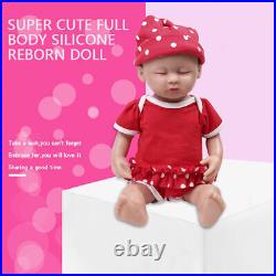 Special sales 15Lifelike Silicone Reborn Doll Handmade Sleeping Baby Girl Gifts