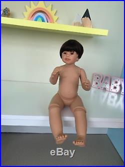 Standing Reborn Toddler 28 inch Lifelike Naked Baby Boy Dolls That Looks Real